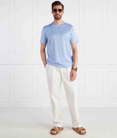 Футболка Thompson BOSS BLACK - голубой(50491179)