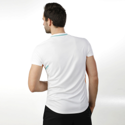 Мужское теннисное поло Nike Court Dry Slam T-Shirt Men - White, Orange