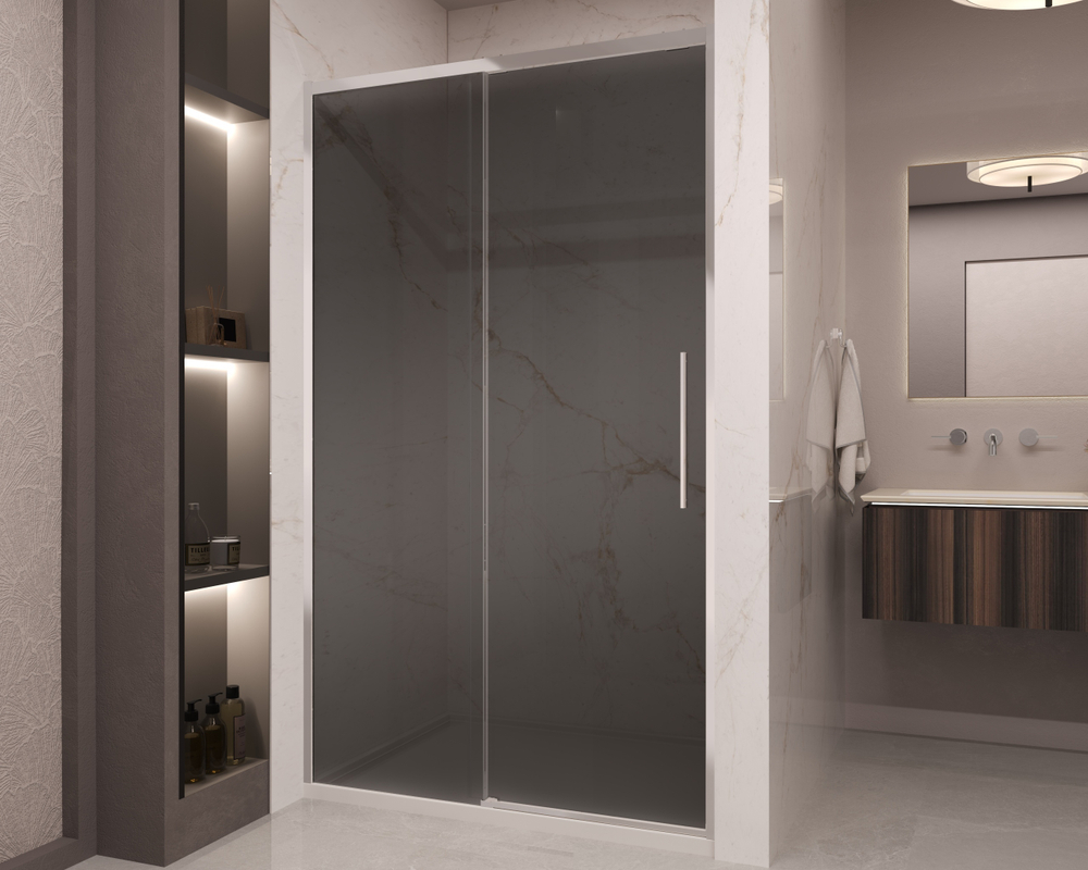 Душевая дверь Stella VDS-1ST120CG, 1200, хром, стекло тонированное