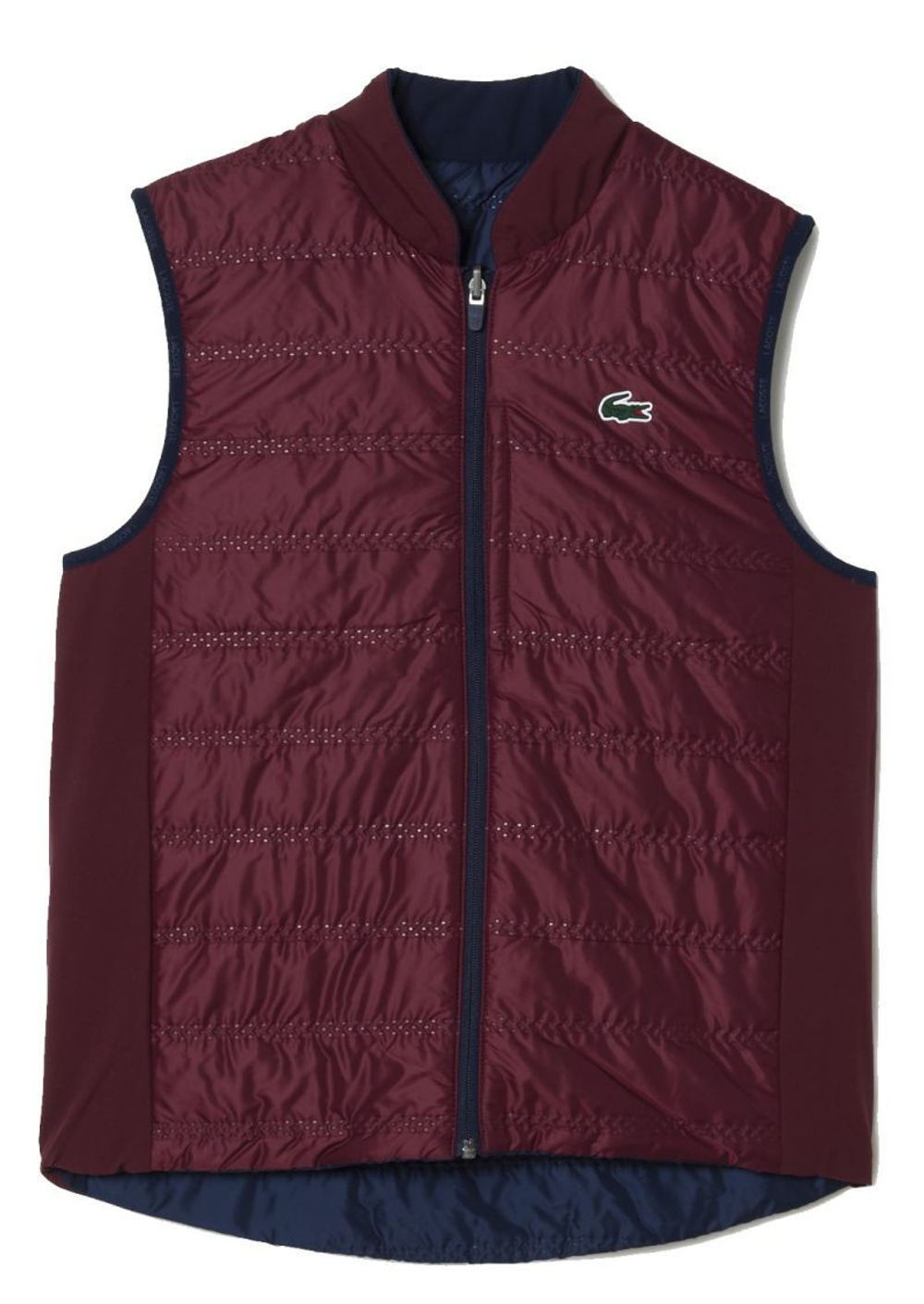 Женская теннисная жилетка Lacoste Sport Reversible Golf Vest - navy blue/bordeaux