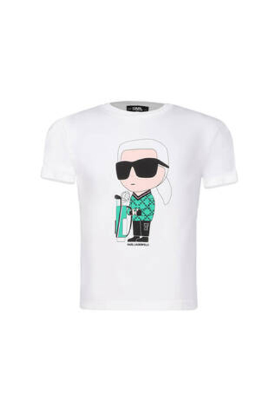 Футболка Karl Lagerfeld Kids - белый(Z30052)