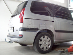 Фаркоп оцинкованный Galia C031A для Citroen C8 2002-2010, FIAT Ulysse 2002-2010, Lancia Phedra 2002-2010, Peugeot 807 2002-2010(паспорт и сертификат в комплекте)(без электрики)