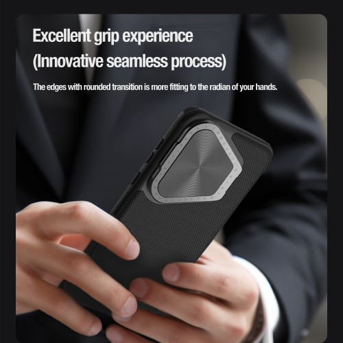 Текстурный чехол от Nillkin с металлической откидной крышкой на Huawei Pura 70 Pro и Pura 70 Pro+, серия Textured Prop Case