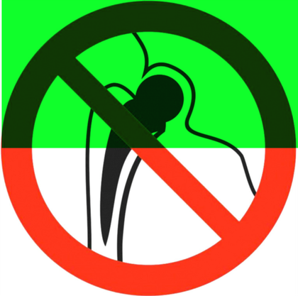 Р16 "Запрещается работа (присутствие) людей, имеющих металлические импланты"