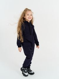 Комбинезон с накладным карманом "Ежевика" утепленный