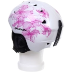 Шлем защитный для зимних видов спорта MS-86 Magenta Flower, размер M (55-58)