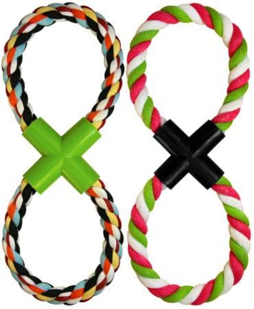 Игрушка д/собак ГРЕЙФЕР-ВОСЬМЕРКА ЦВЕТНОЙ  Fauna International