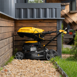 Газонокосилка бензиновая GLD-460SP, 146 куб.см., шир. 46 см,привод,7 уров.,травосб. 50 л// Denzel