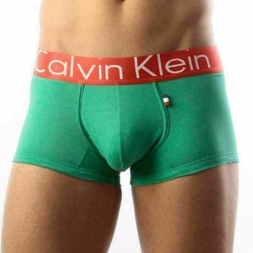 Мужские трусы хипсы зеленые Calvin Klein Italy