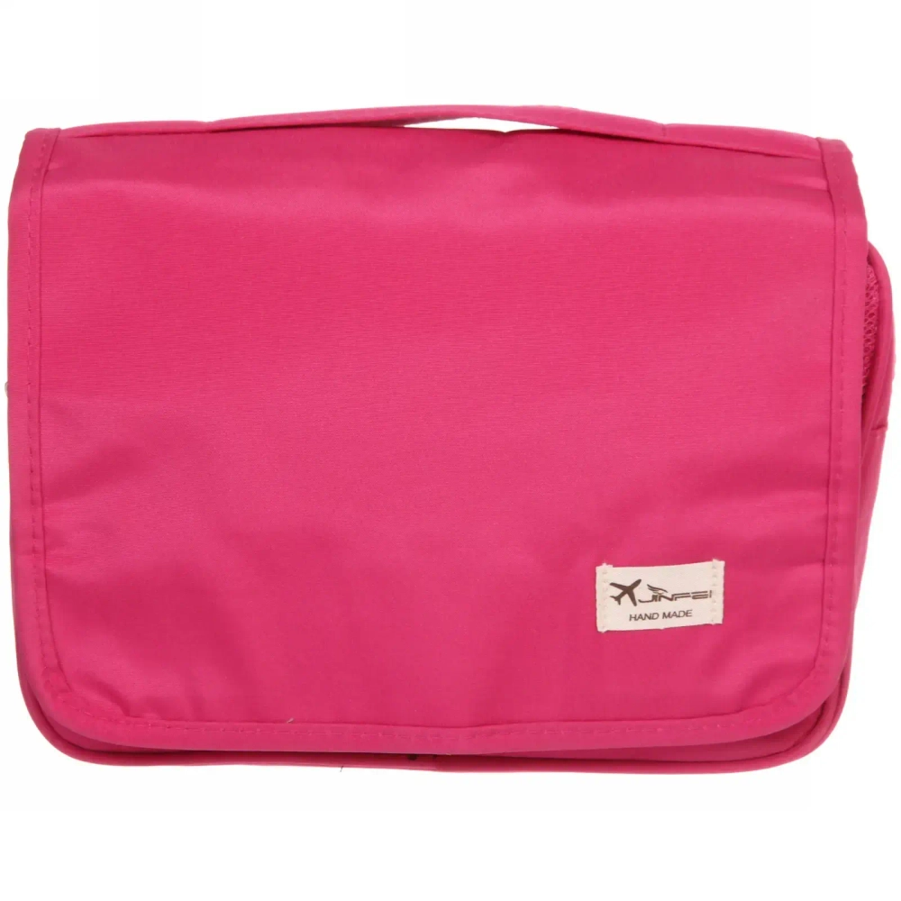 Косметичка - органайзер «Classic», цвет розовый, в склад. виде 20*24*9, в расклад. виде 42*24*9см (несессер)