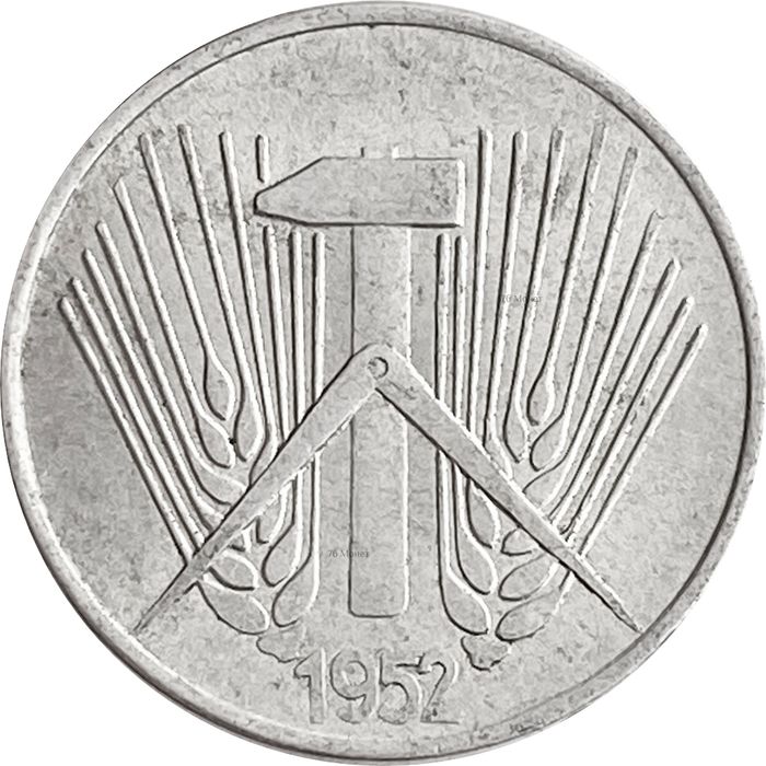 1 пфенниг 1952 Германия (ГДР) двор "А" XF