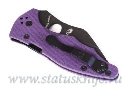 Нож Spyderco C85GPPRBK2 Yojimbo 2 Cru-Wear Purple G-10фотография - 9