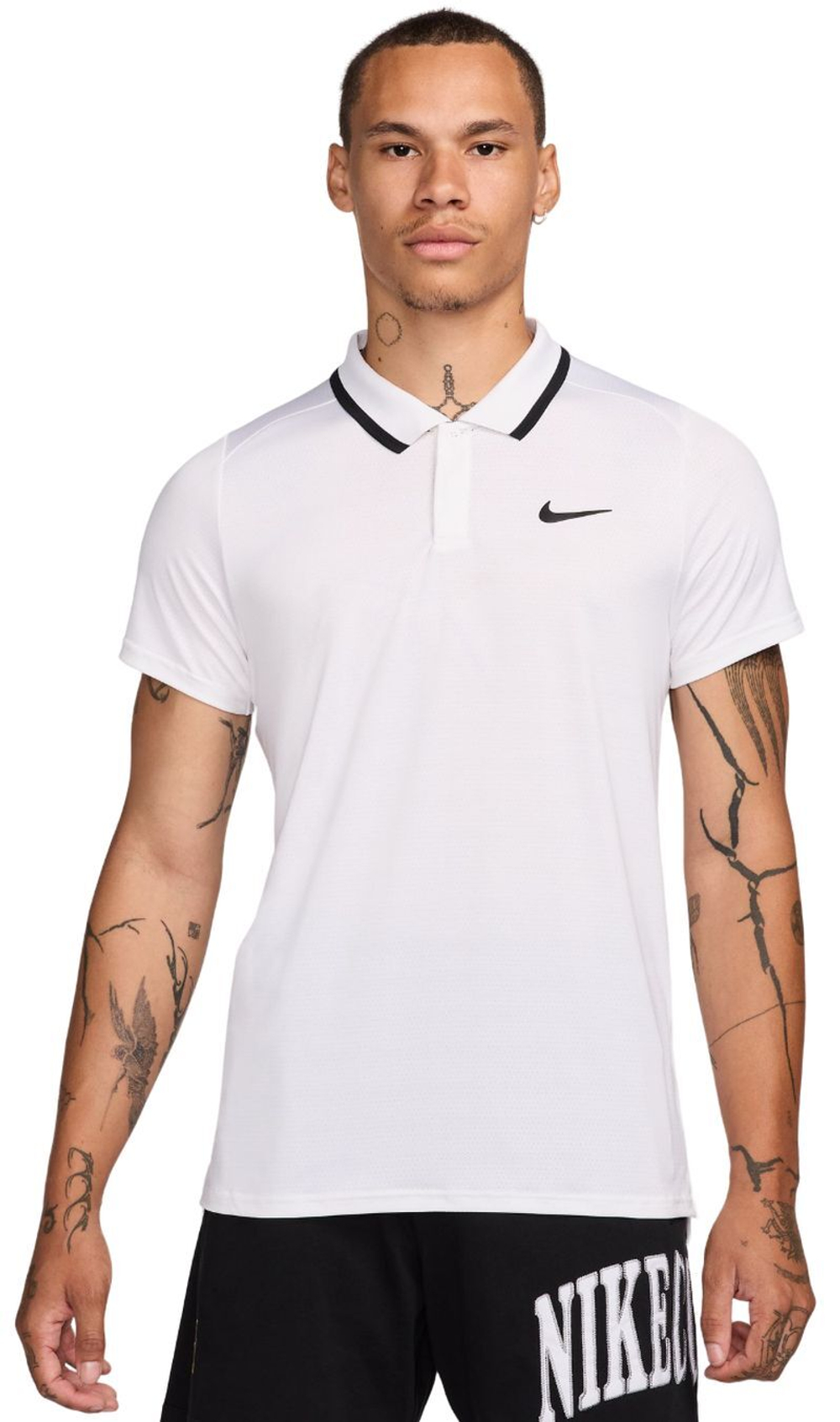 Мужское теннисное поло Nike Court Dri-Fit Advantage - белый