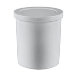 Банка 300 гр с герметичной крышкой (высокая) - белая