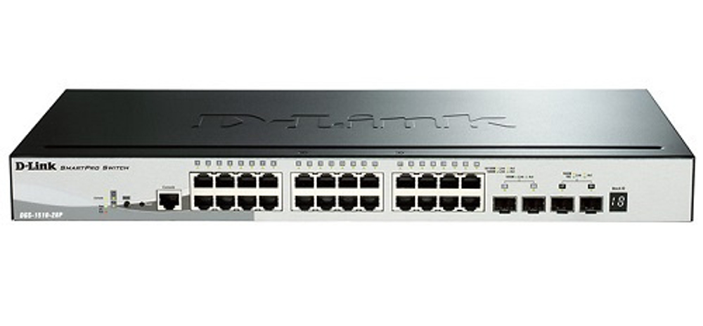 Коммутатор PoE D-link DGS-1510-28P/A1A