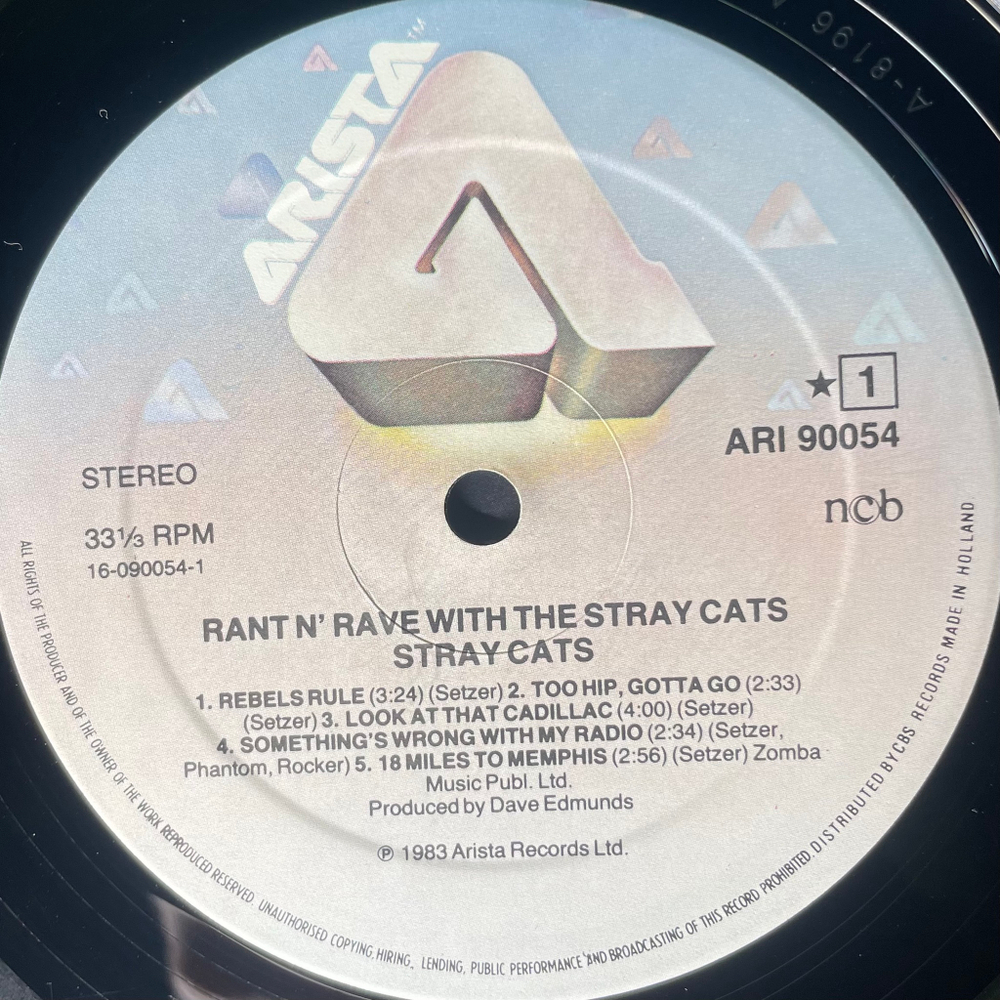 Stray Cats - Rant N' Rave (Скандинавия 1983г.)