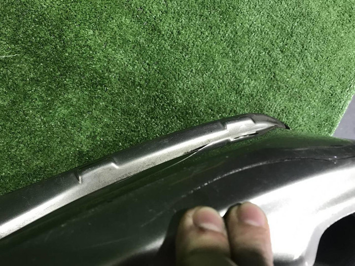 Юбка заднего бампера Lexus LX 3 (15-23) Modellista