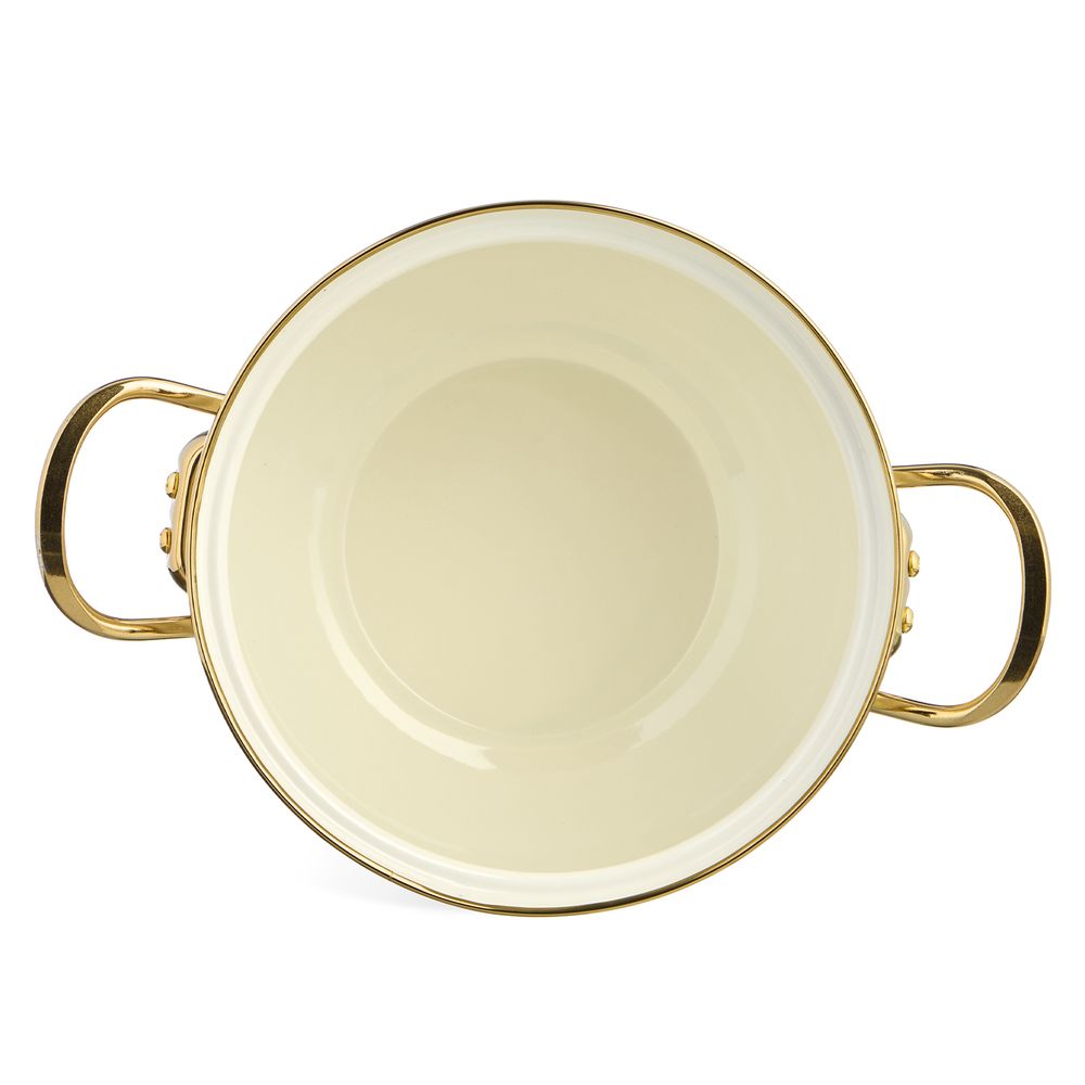 КАСТРЮЛЯ ЭМАЛИРОВАННАЯ AGNESS СО СТЕКЛЯННОЙ КРЫШКОЙ СЕРИЯ "CELEBRATION", 2.8 Л, 20*12 СМ