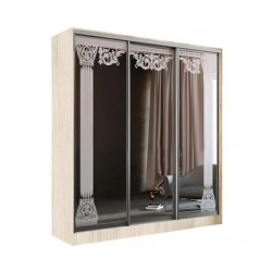 Шкаф-купе Тринити 5 2,0 м, Сандал светлый