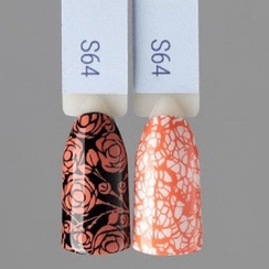 Swanky Stamping, Лак для стемпинга S64-коралл (6 мл)