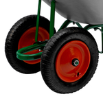 Тачка садовая, 2-х колесная, грузоподъемность 170 кг, объем 78 л