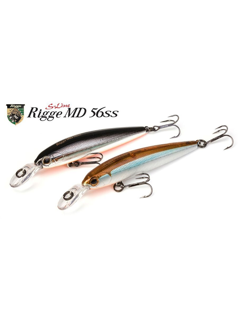 Воблер для рыбалки ZIPBAITS Rigge MD 56SS 56мм, 3.5гр., заглубление 0.3-0.8м., цвет 029R, медленно-тонущий