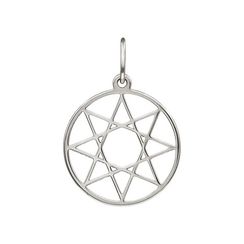 Подвеска Октаграмма - кулон из серебра