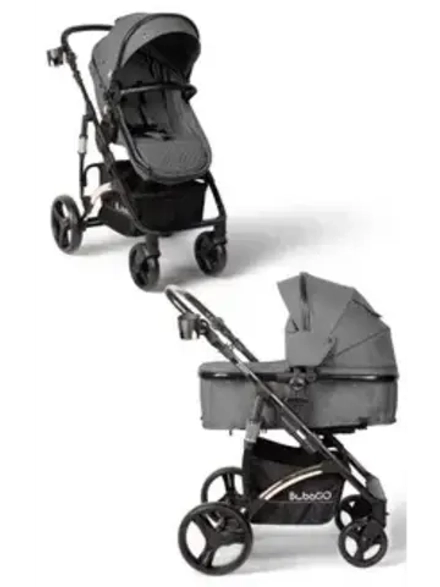 Коляска детская BubaGo арт.BG 136-G-2 MODEL Zoom color/цвет Dark Gray/Темно Серый