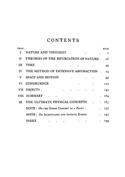 The Concept of Nature: The Tarner Lectures Delivered in Trinity College | Alfred North Whitehead
