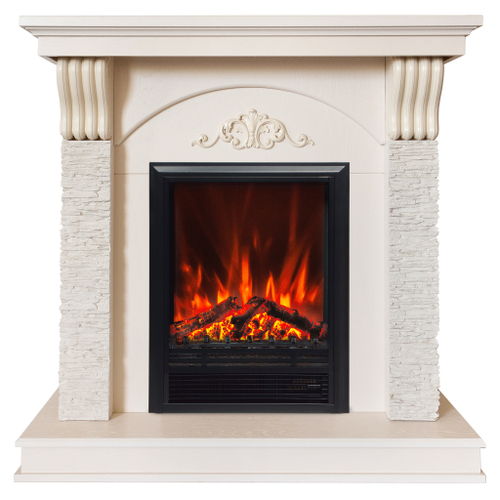 Каминокомплект Real Flame Corfino WT с очагом Eugene