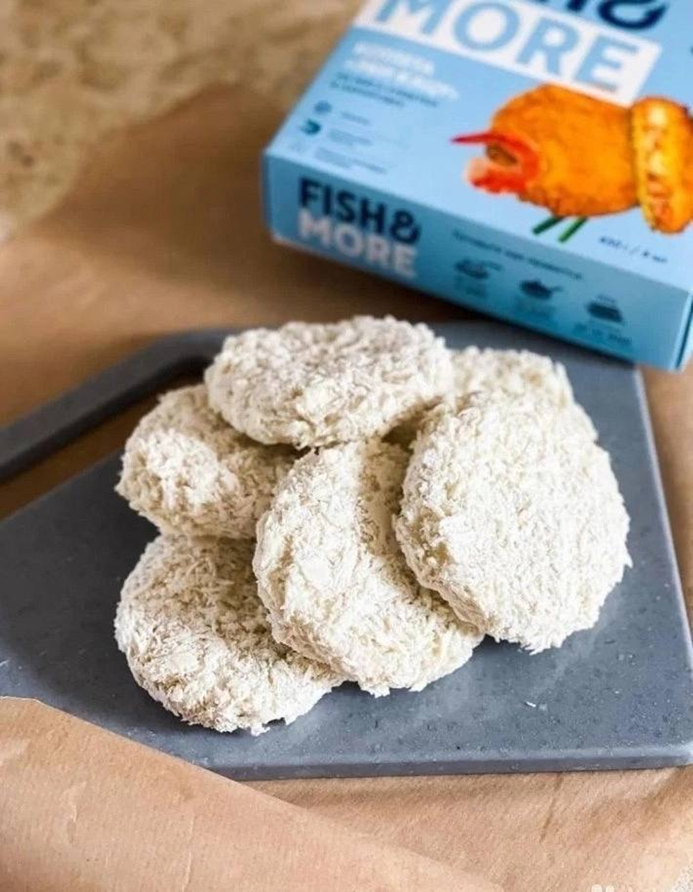 Котлеты из креветки "Эби Кацу" в панировке 450гр.