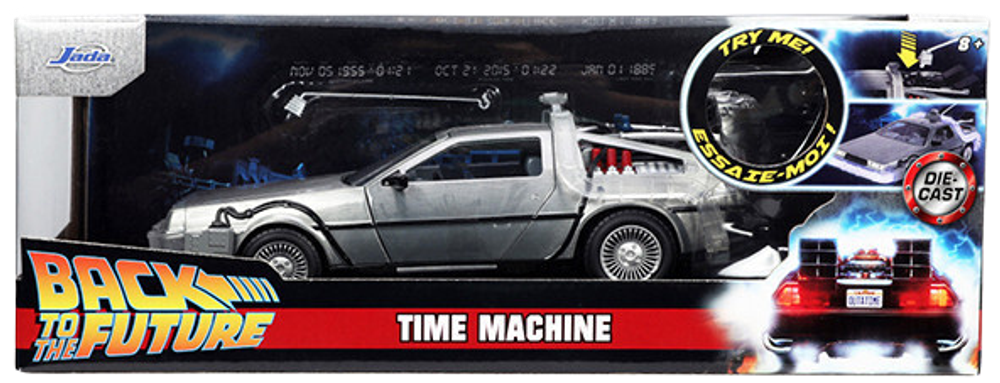 Модель Машинки Hollywood Rides Time Machine (Back To The Future 1)