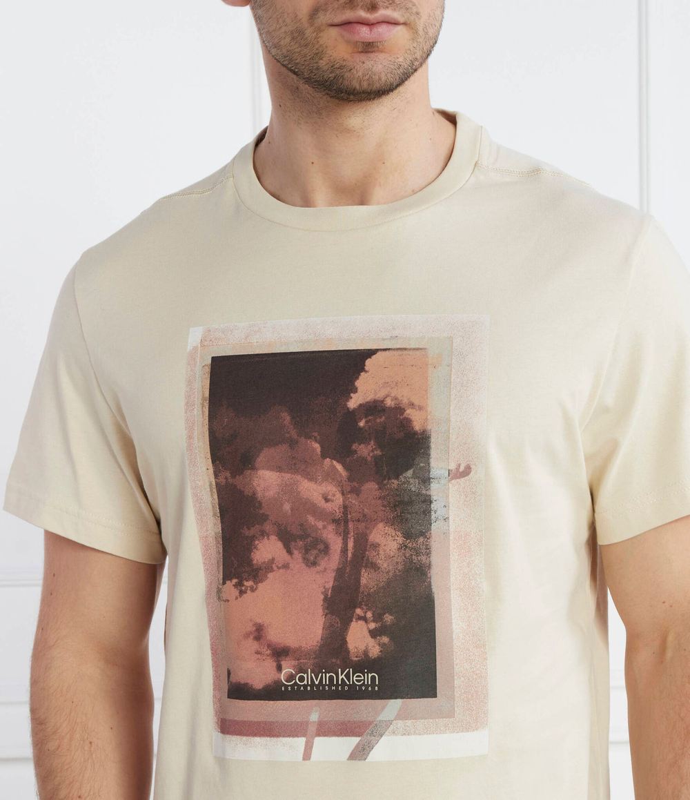 Футболка Calvin Klein - бежевый(K10K112758)