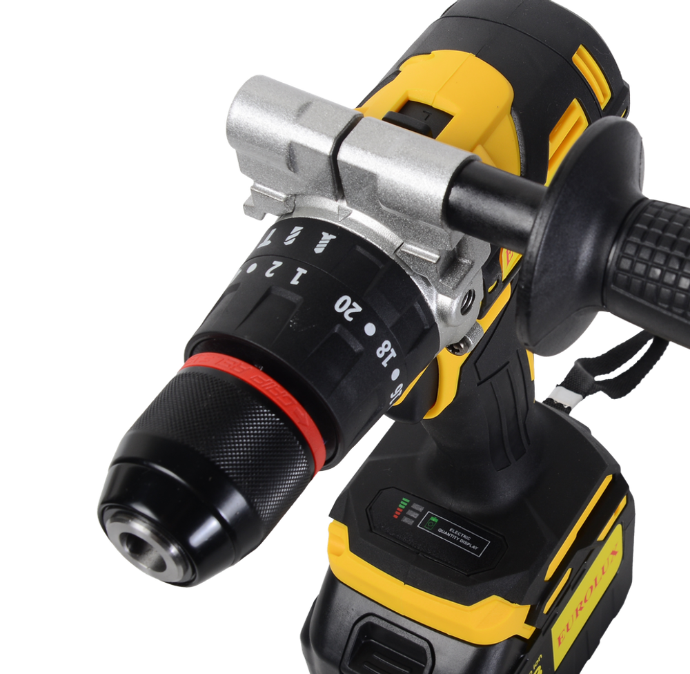 Дрель-шуруповерт аккумуляторная для ледобура Eurolux ДА-21/2Li (бесщеточный двигатель)