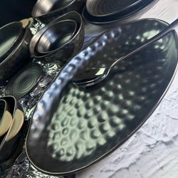 Lenardi 205-680 Набор из 2 овальных блюд 30,5см ROCA в под.уп.(х12)Фарфор