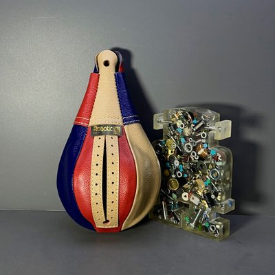 Кожаный цветной чехол для груши силомера Junior