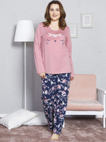 Милый домашний комплект с брюками (Размер: XXXL) (Цвет: голубой)