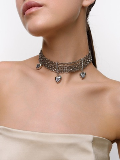 Колье "Ice Heart" Silver