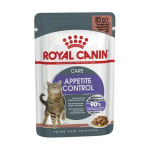 Пауч для взрослых кошек Royal Canin Appetite Control Care для контроля выпрашивания, мелкие кусочки в соусе