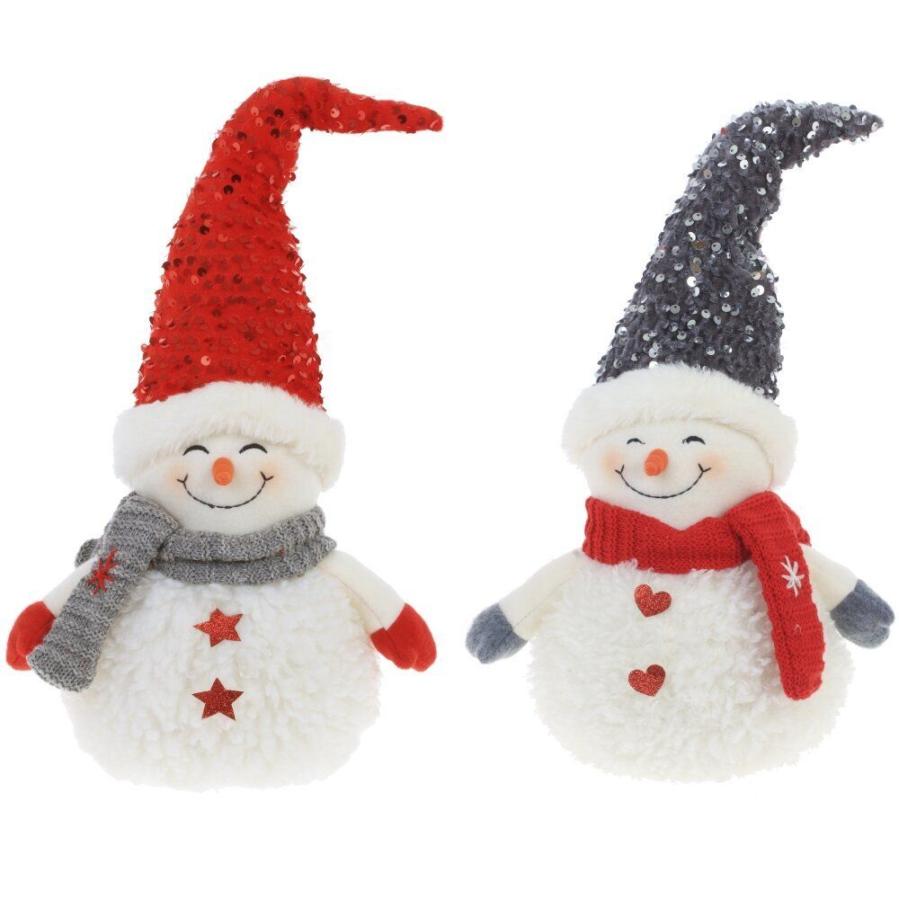 GAEM Игрушка мягконабивная "Снеговик", L17 W13 H42 см, 2в.