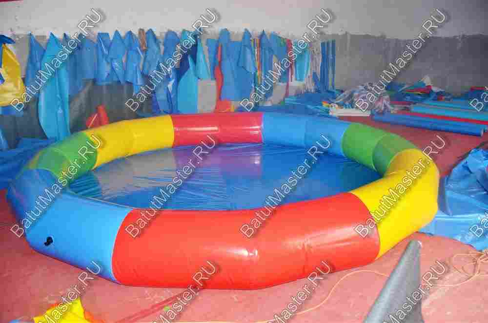 Круглый надувной бассейн «Разноцветный», 5*5*0,65 м