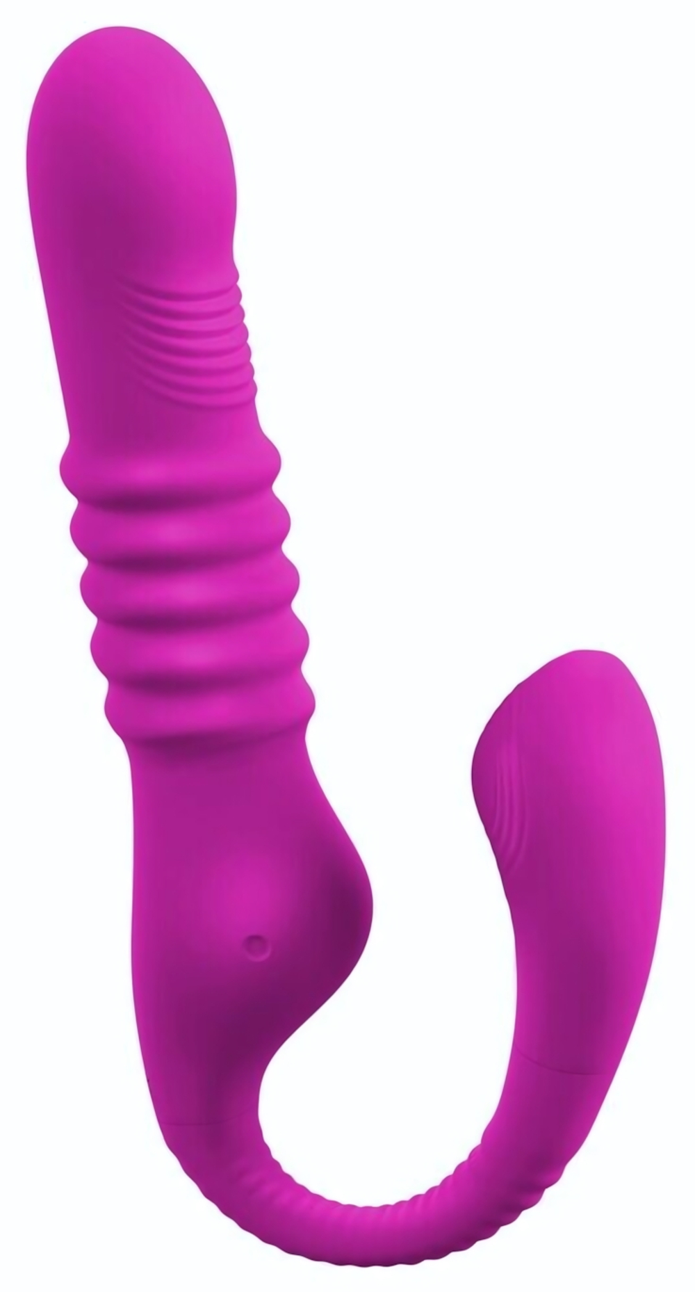 Лиловый вибратор 3 Function Vibrator с функцией фрикций и постукиванием (Цвет: лиловый)