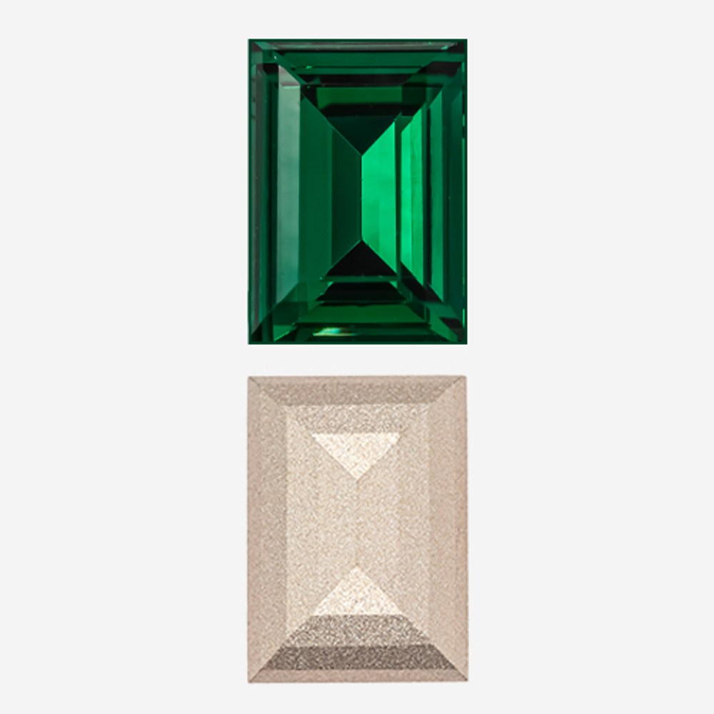 кп18-e Кристалл прямоугольник 18*13мм, emerald