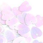 Пайетки фигурные голографические-(сердечки)-10гр-10х11мм-Colibry