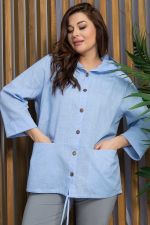 Блуза Юджин (голубая) Б13395-18М LT Collection