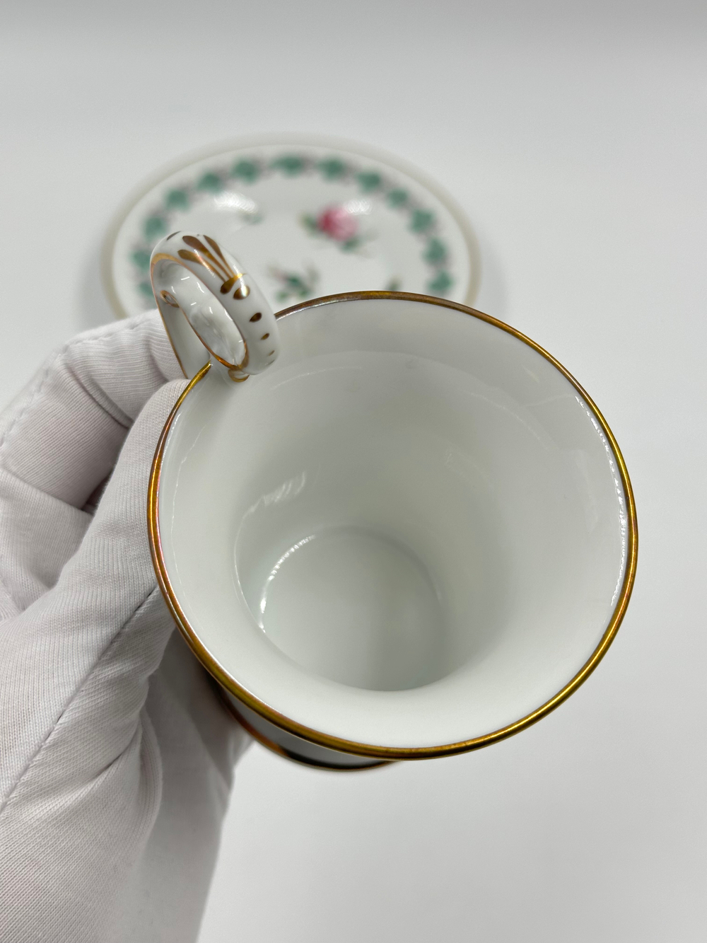 Кофейная пара с розами Richard Ginori