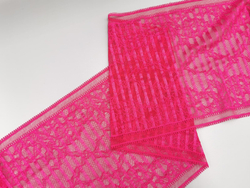 Эластичное кружево, Италия, 23см, малиновое, (Арт: EKI-015), м