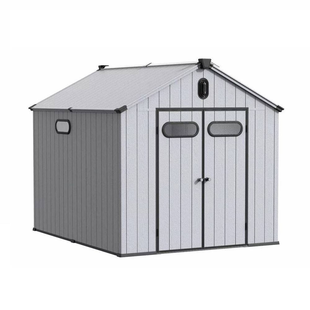 Пластиковый сарай Black Fox Summit 8x10 light grey