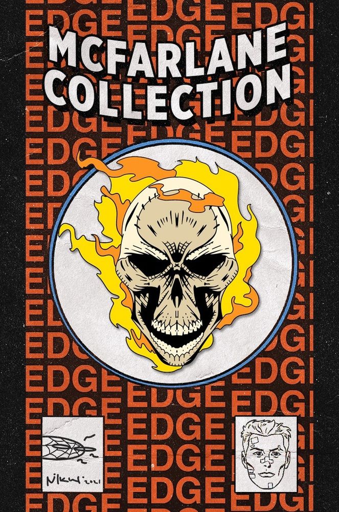 Металлический пин &quot;McFarlane Collection Ghost Rider&quot;