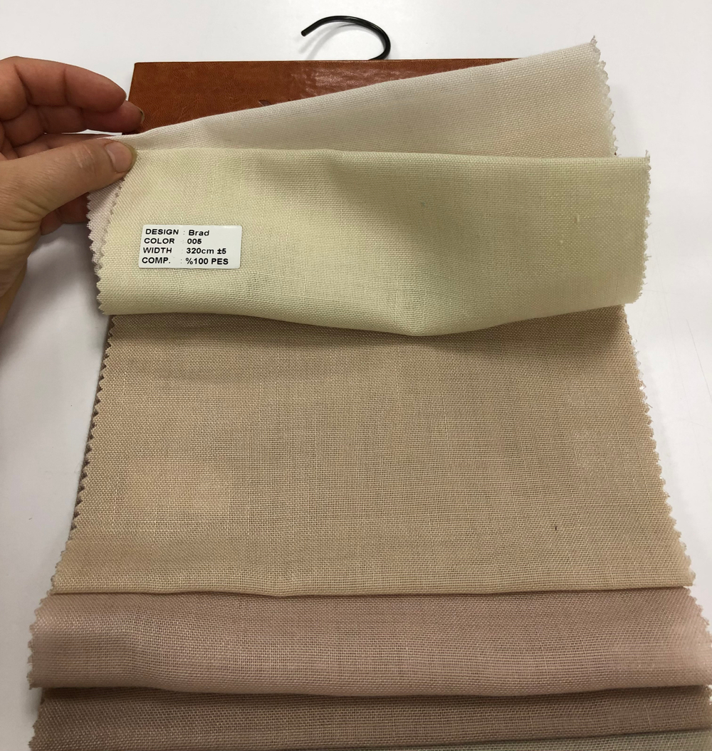 Тюль однотонная под лен Nope арт. Brad